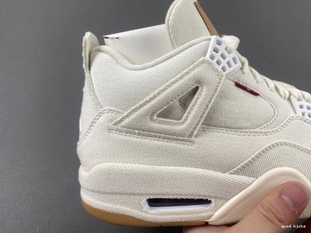 Rep x Levi's Air 'White' 4 Jordan AO2571-100 0820